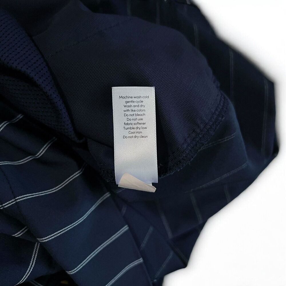 Athleta Midtown Skort Navy Blue White Pinstripe Tennis Golf Athletic Size 2 - Picture 9 of 10
